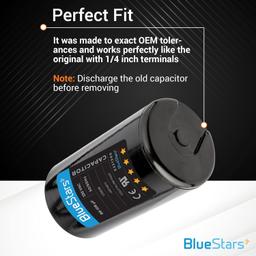 [Lifetime Warranty] 88-108 uF MFD 330 VAC Round Motor Start Capacitor 50/60 Hz - Fits Single-Phase Motors, Gear Motors - Pack of 2 thumbnail 1