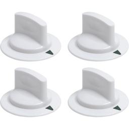[Lifetime Warranty] WE1M652 Dryer Timer Control Knob with Metal Ring - Compatible with Hotpoint & GE Dryers - Replaces 1264289 AP3995164 PS1482196 AH1482196 - Pack of 4 thumbnail 0