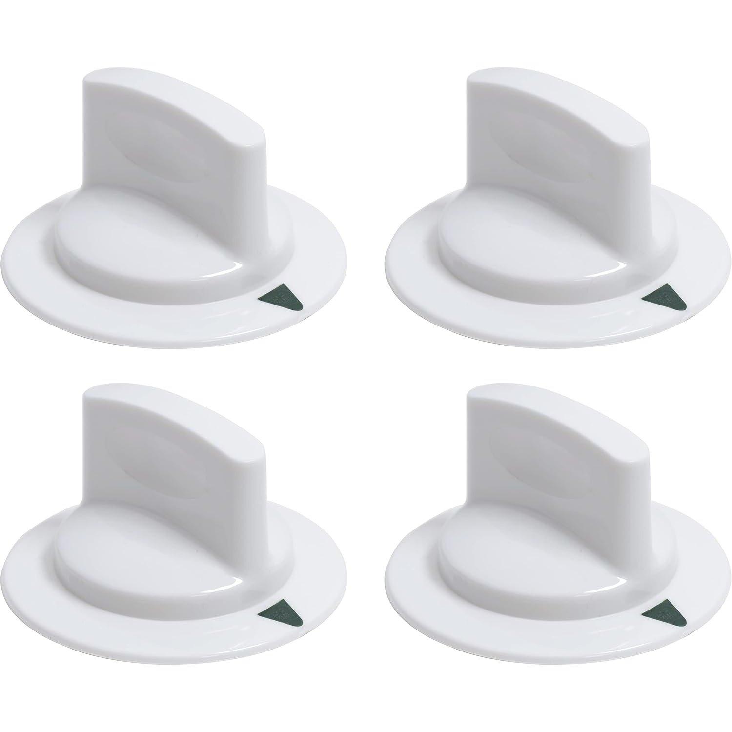 [Lifetime Warranty] WE1M652 Dryer Timer Control Knob with Metal Ring - Compatible with Hotpoint & GE Dryers - Replaces 1264289 AP3995164 PS1482196 AH1482196 - Pack of 4 image 0