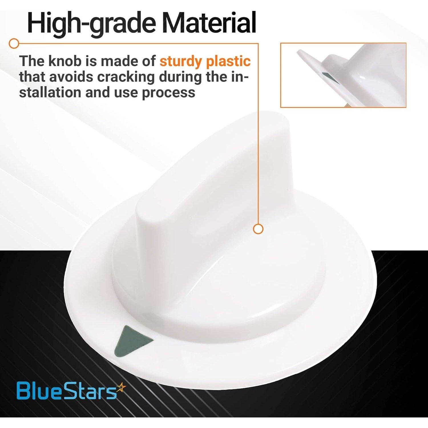 [Lifetime Warranty] WE1M652 Dryer Timer Control Knob with Metal Ring - Compatible with Hotpoint & GE Dryers - Replaces 1264289 AP3995164 PS1482196 AH1482196 - Pack of 4 image 4