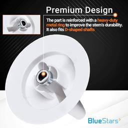 [Lifetime Warranty] WE1M652 Dryer Timer Control Knob with Metal Ring - Compatible with Hotpoint & GE Dryers - Replaces 1264289 AP3995164 PS1482196 AH1482196 - Pack of 4 thumbnail 5