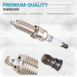 Iridium Spark Plugs SC20HR11 90919-01253 3444 - Pack of 6 thumbnail 5