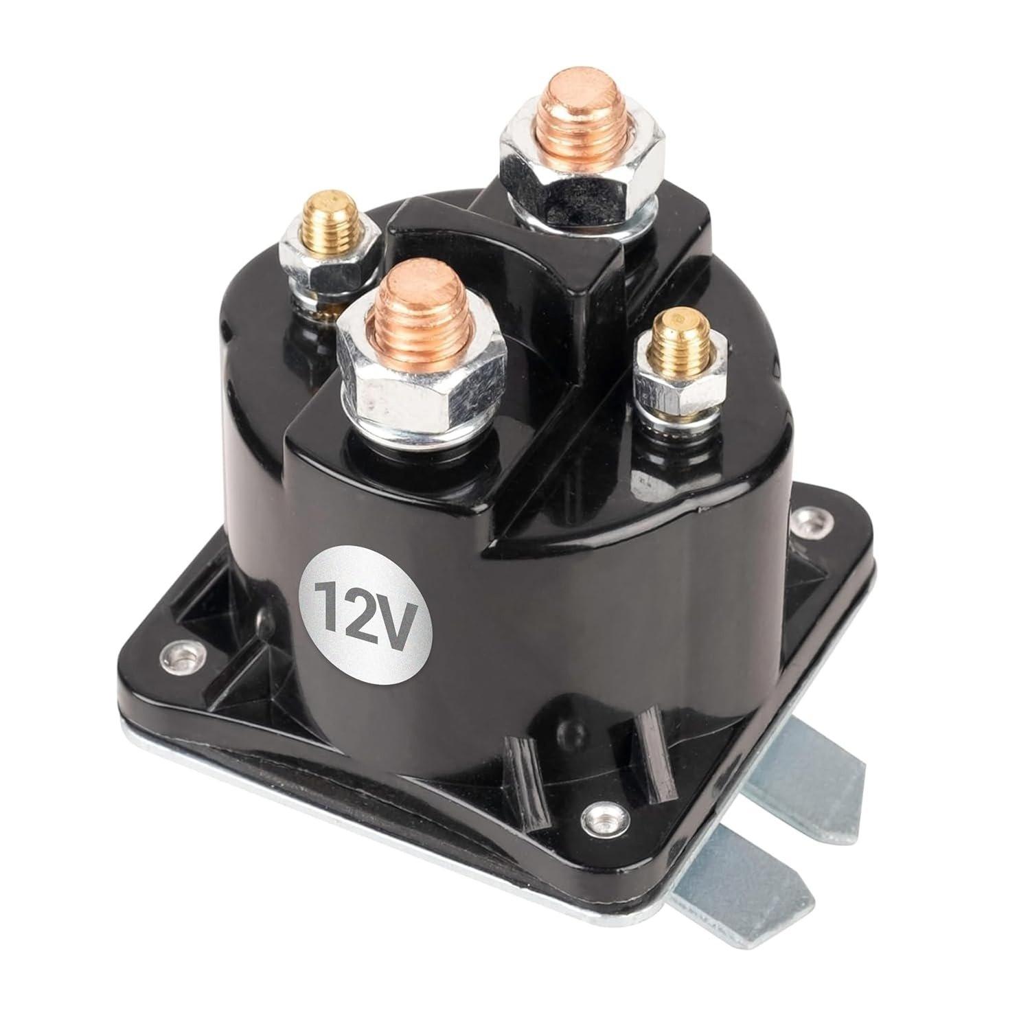 [Lifetime Warranty] Dump Trailer Solenoid 12V 4 Terminal 100A image 0