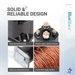 [Lifetime Warranty] Dump Trailer Solenoid 12V 4 Terminal 100A thumbnail 6