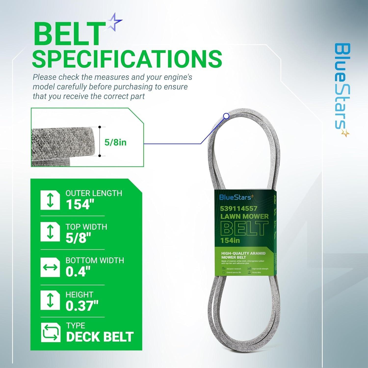 Mower Drive Belt 539114557 image 6