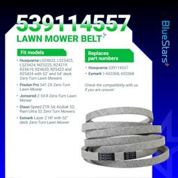 Mower Drive Belt 539114557 thumbnail 1