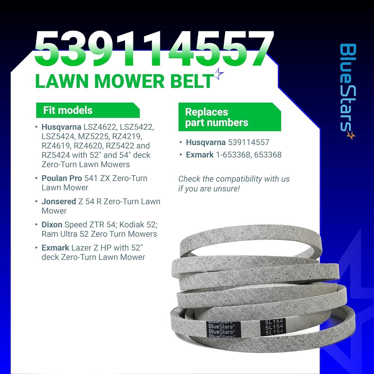 Mower Drive Belt 539114557 image 1