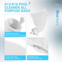 [Lifetime Warranty] Pool Cleaner Zippered Bag K13 K16 thumbnail 2