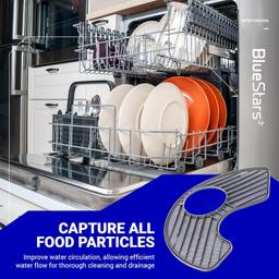 [Lifetime Warranty] WPW10463906 Dishwasher Screen Filter - Compatible with KitchenAid Maytag Whirlpool Jenn-Air Kenmore Amana Dishwashers - Replaces W10463906, WPW10195360, 2312301, PS11755148, AP6021820 thumbnail 2