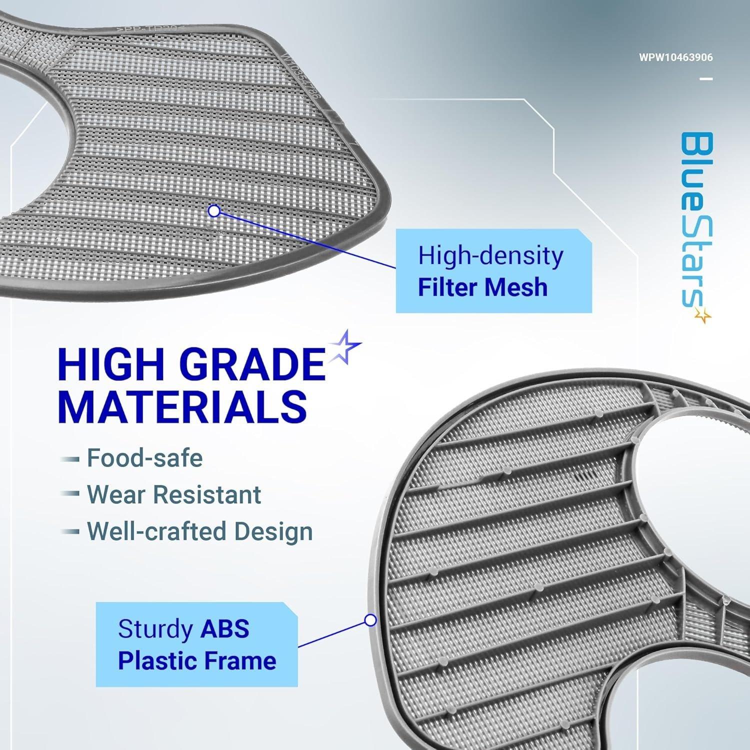 [Lifetime Warranty] WPW10463906 Dishwasher Screen Filter - Compatible with KitchenAid Maytag Whirlpool Jenn-Air Kenmore Amana Dishwashers - Replaces W10463906, WPW10195360, 2312301, PS11755148, AP6021820 image 6