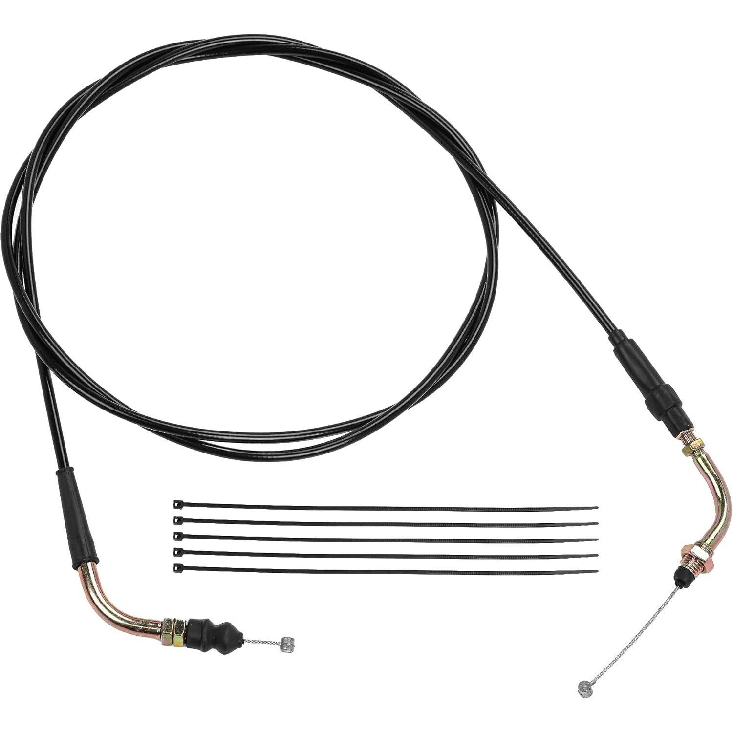 [Lifetime Warranty] 78-Inch Throttle Cable for GY6 50cc-150cc Scooter Moped Go-Kart Engines image 0