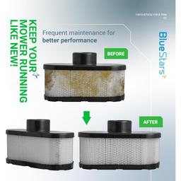 2-pack 11013-0752 Air Filter 11013-7046 Pre Filter thumbnail 4