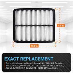XA6124 Engine Protection Air Filter - Pack of 2 thumbnail 3
