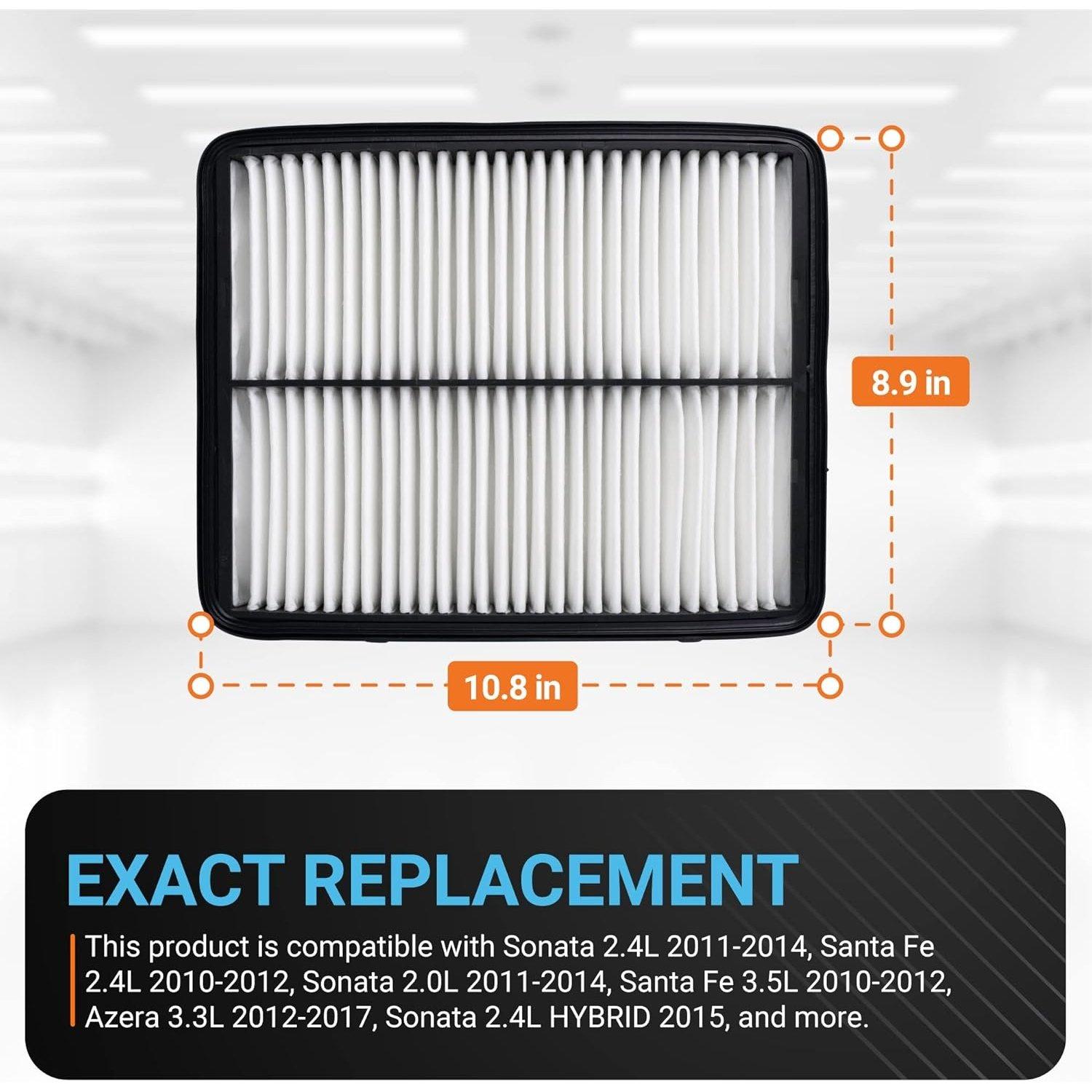 XA6124 Engine Protection Air Filter - Pack of 2 image 3
