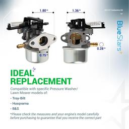 [Lifetime Warranty] 591137 593599 Carburetor thumbnail 5