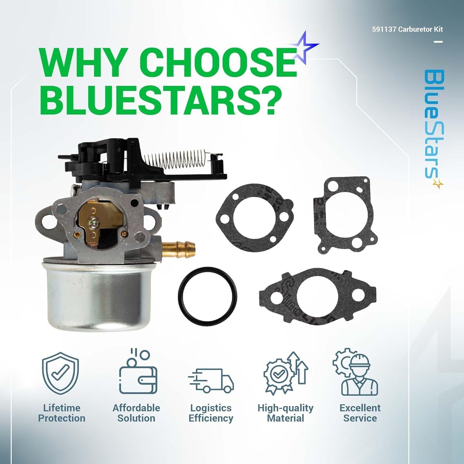 [Lifetime Warranty] 591137 593599 Carburetor image 7