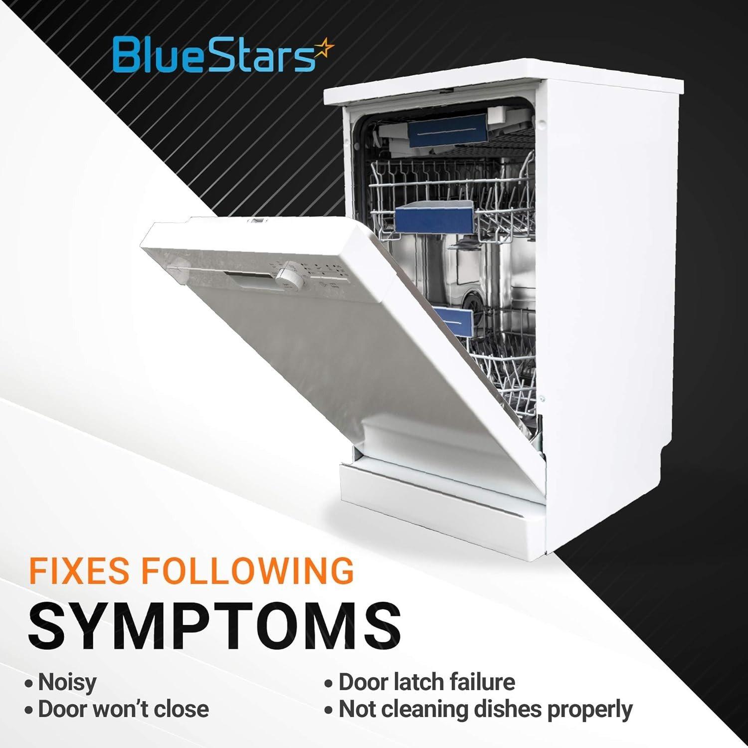 BlueStars W10195416 Dishwasher Lower Dish Rack Wheel with new STEEL Screws - For KitchenAid Whirlpool Kenmore Dishwashers - Replaces AP5983730 W10195416V PS11722152 - PACK OF 2 image 4