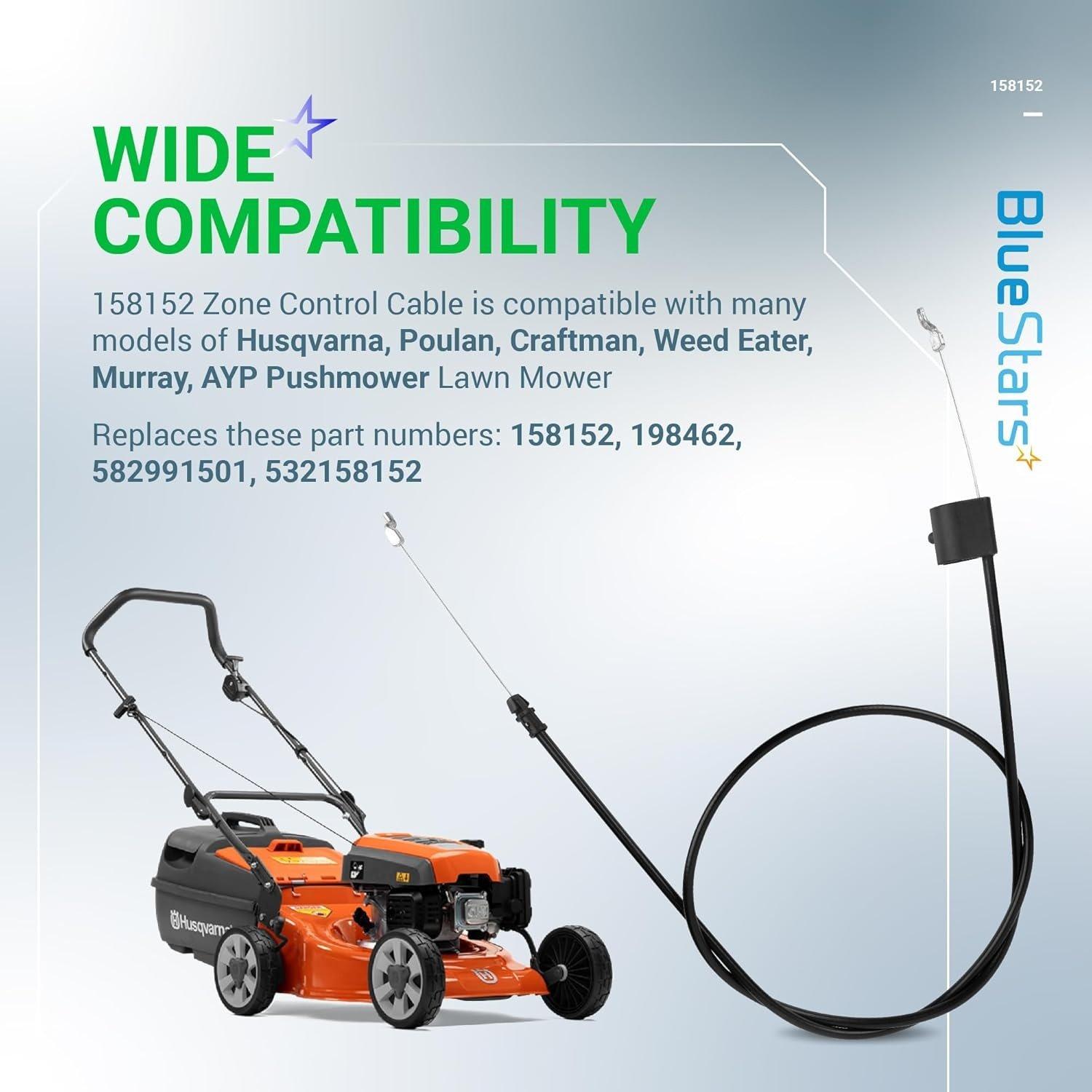 [Lifetime Warranty] 2 pcs 158152 Zone Control Cable Throttle Cable 582991501 image 8