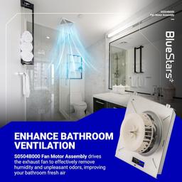 [Lifetime Warranty] Bathroom Exhaust Fan Motor Assembly S0504B000 thumbnail 3
