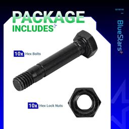 [Lifetime Warranty] 52100100 Snow Blower Shear Pins and Nuts - Pack of 10 thumbnail 7