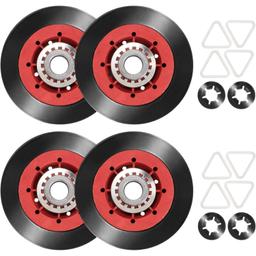 [Lifetime Warranty] 8536974 Dryer Drum Support Roller - Compatible with Whirlpool Kenmore Maytag Dryers - Replaces 8536973 W10314171 W10314173 WPW10314173 PS11752609 - Pack of 4 thumbnail 0