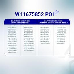 [Lifetime Warranty] W11675852 Washer Dryer Control Knob Assembly - Compatible with Whirlpool Maytag Dryer/Washer - Replaces W11328381, 4980008, AP7215386, PS17216137, EAP17216137 and more thumbnail 3