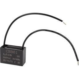 [Lifetime Warranty] [2 Wires] CBB61 5uf 2-Wire 250V AC Ceiling Fan Capacitor thumbnail 0