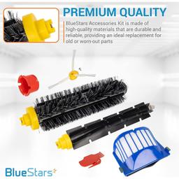 [Lifetime Warranty] Replacement Parts Kit for i-Robot Roomba 600 Series 694 676 675 692 695 677 671 655 645 690 680 660 650 620 614 & 500 Series 595 585 564 Vacuum Cleaner - Extra Cleaning Tool and Screws thumbnail 1