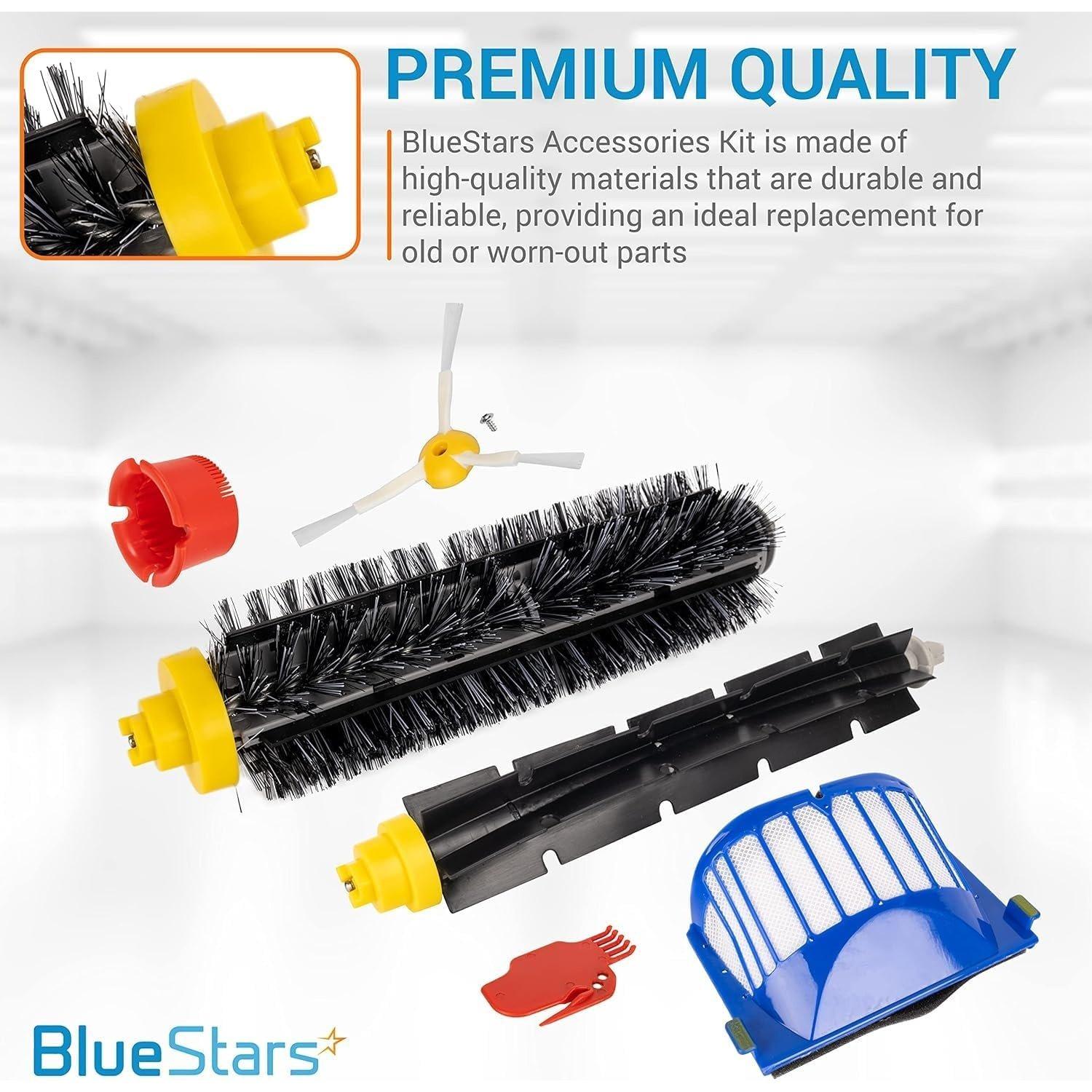 [Lifetime Warranty] Replacement Parts Kit for i-Robot Roomba 600 Series 694 676 675 692 695 677 671 655 645 690 680 660 650 620 614 & 500 Series 595 585 564 Vacuum Cleaner - Extra Cleaning Tool and Screws image 1