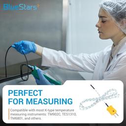 Pack of 5 Temperature Probe for TM902C Yellow or Orange Temperature Measuring Line thumbnail 6