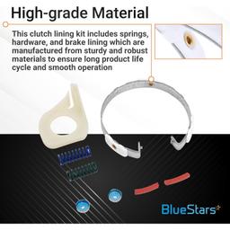 285790 Washer Clutch Lining Kit & 285753A Motor Coupling & 4 Packs 80040 Agitator Dogs Kit thumbnail 2