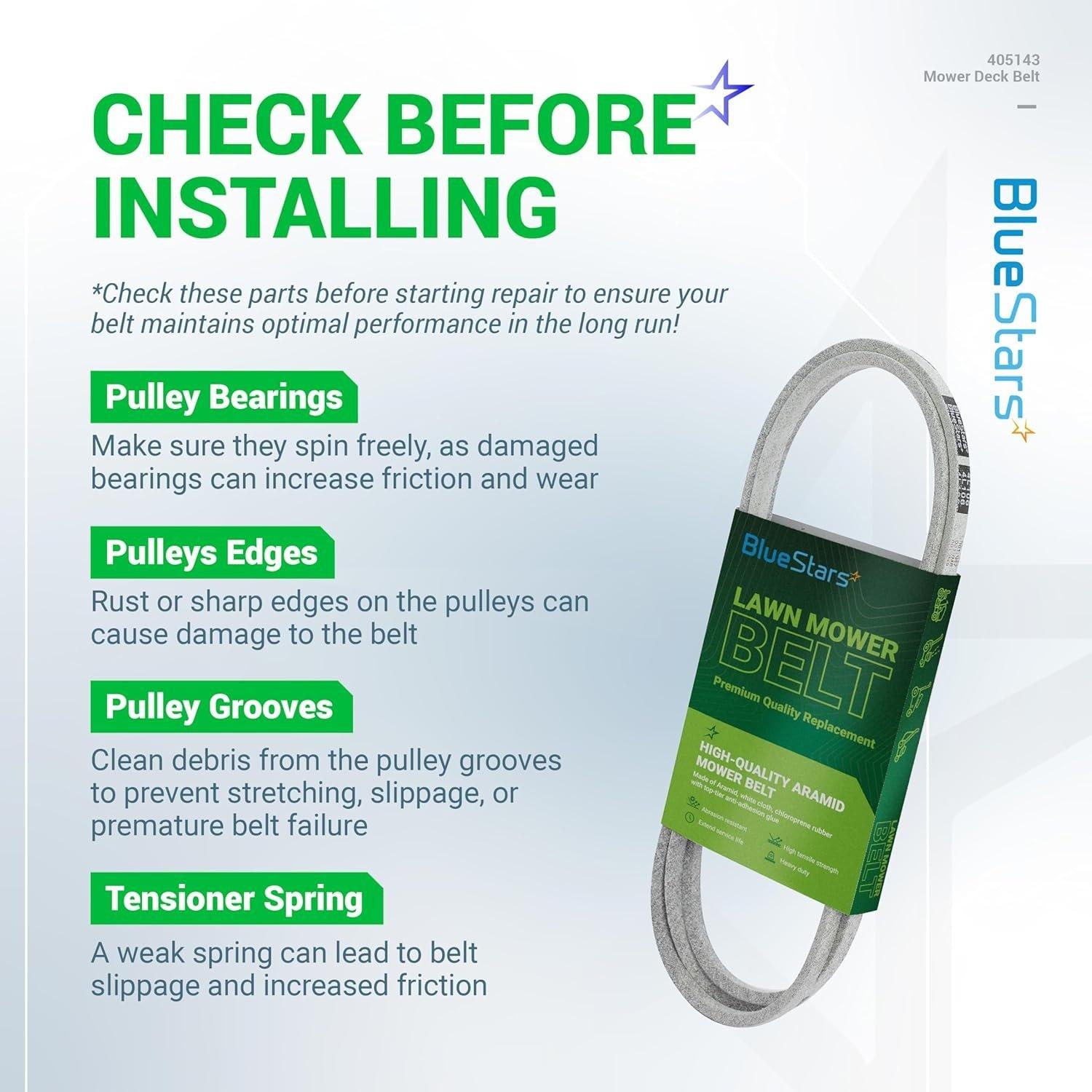 405143 Mower Deck Belt 46" Drive Belt image 7