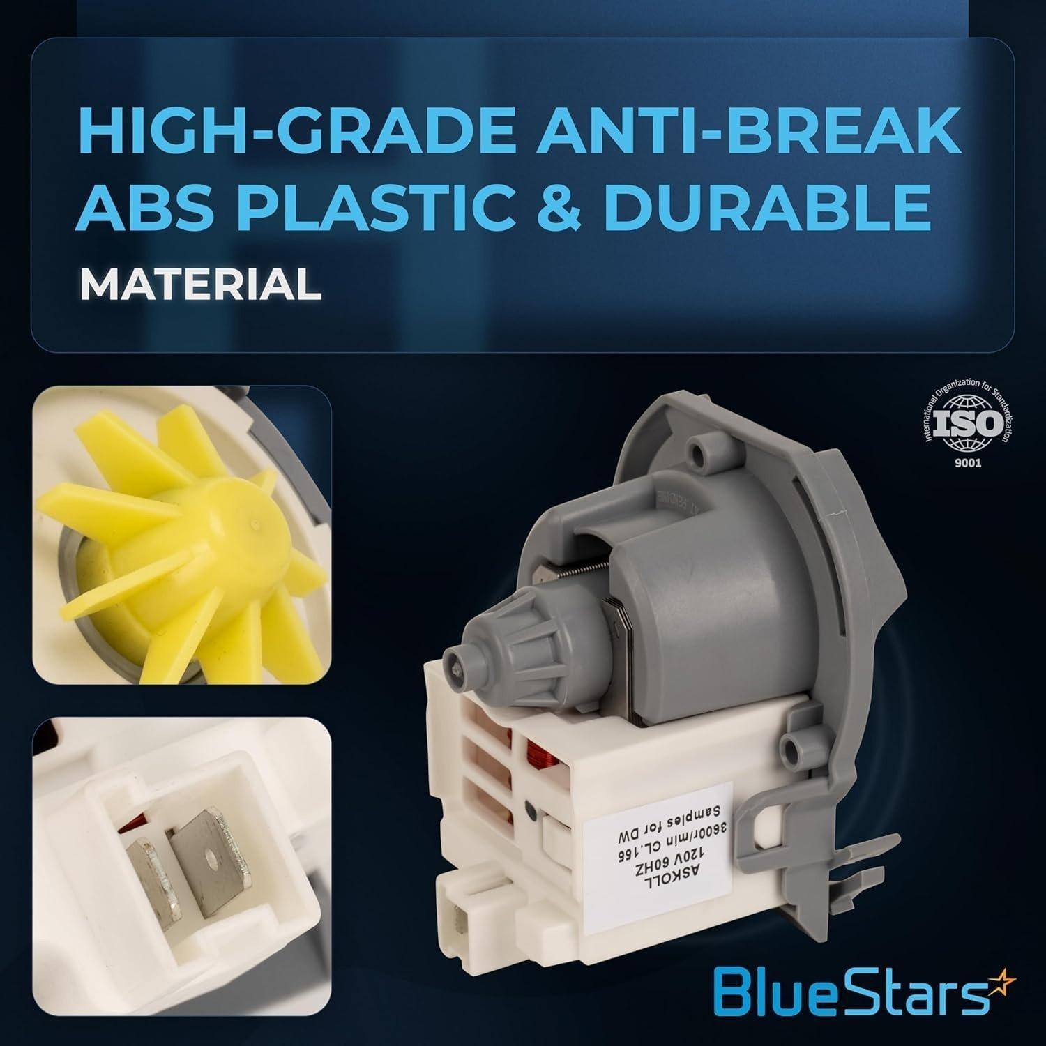 [Lifetime Warranty] W10348269 Dishwasher Drain Pump - Compatible with Whirlpool Dishwashers - Replaces WPW10348269 661662 8558995 8565839 W10158351 image 2