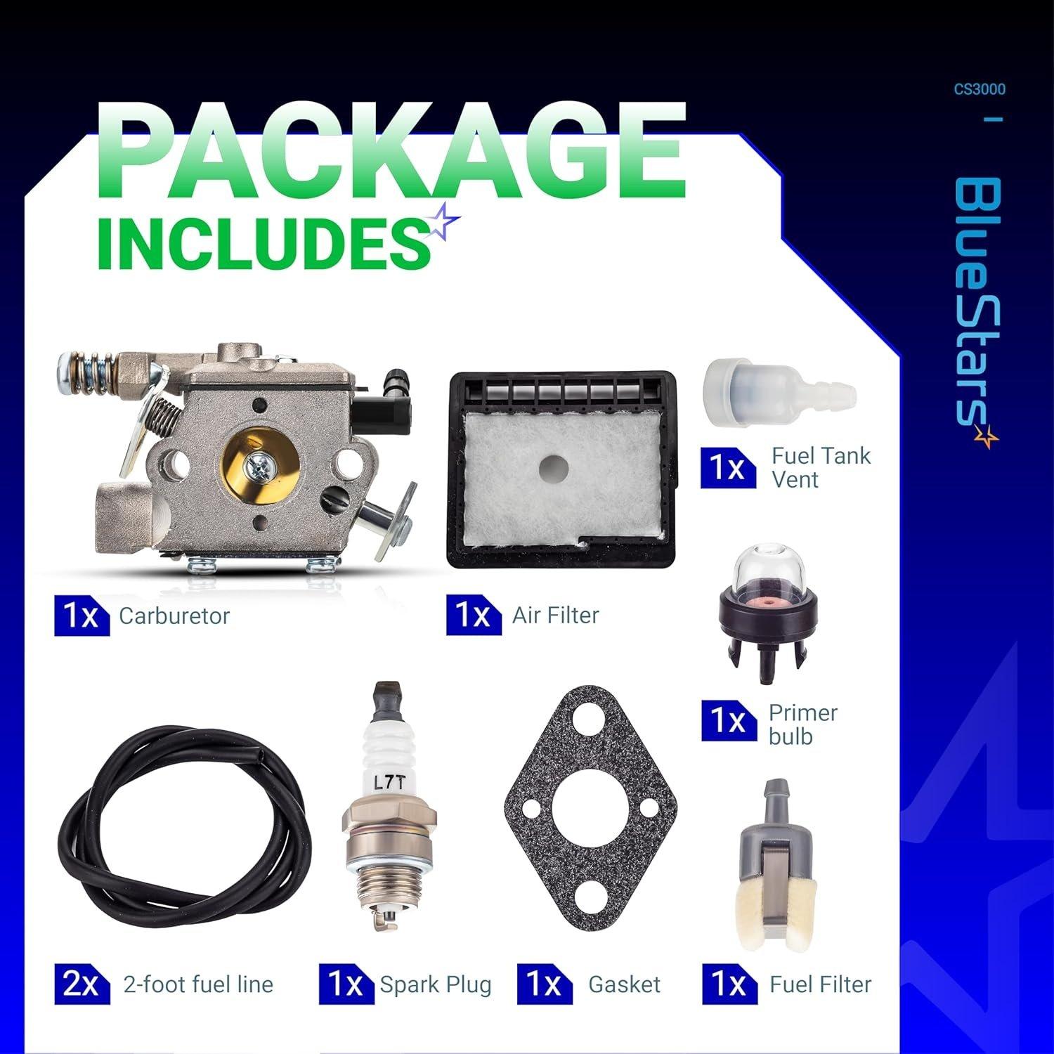 [Lifetime Warranty] CS3000 WT-589 Carburetor image 3