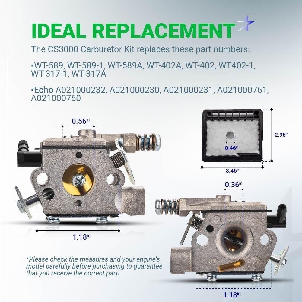 [Lifetime Warranty] CS3000 WT-589 Carburetor image 7