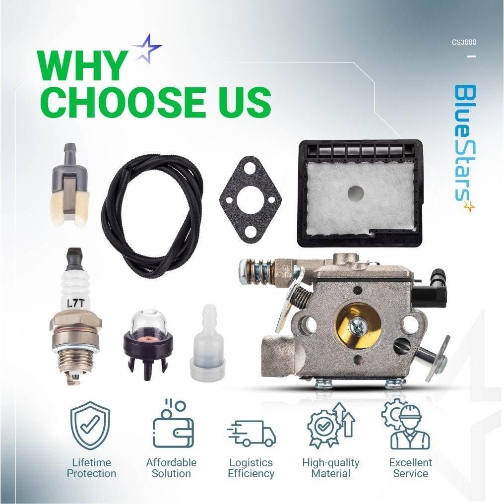 [Lifetime Warranty] CS3000 WT-589 Carburetor image 2