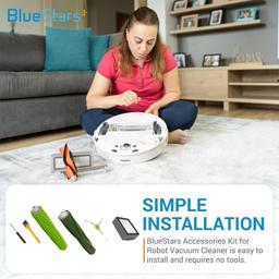 Accessories Kit for iRobot Roomba E & I & J Series (2 Roller Brushes + 4 HEPA Filters + 4 Side Brushes + Cleaning Tool) thumbnail 5