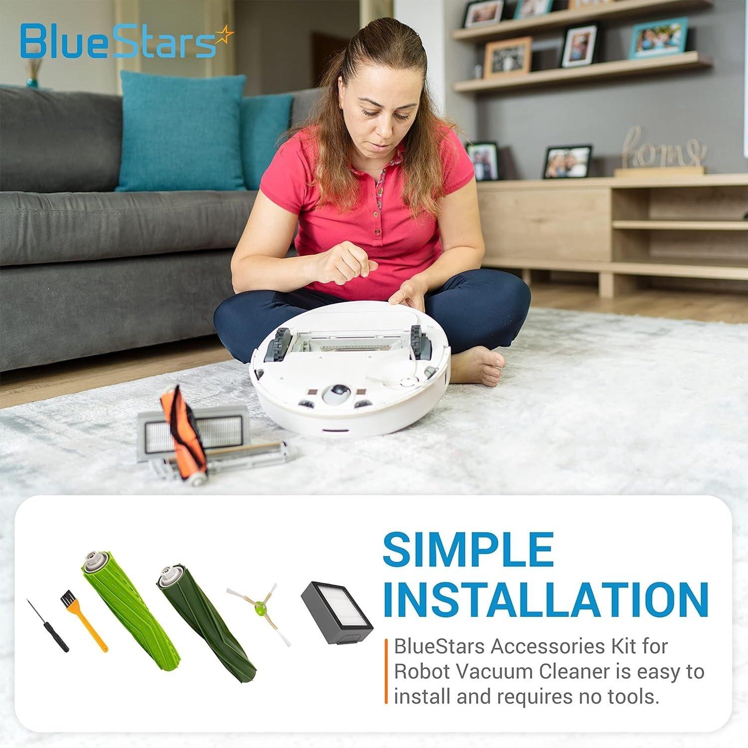 Accessories Kit for iRobot Roomba E & I & J Series (2 Roller Brushes + 4 HEPA Filters + 4 Side Brushes + Cleaning Tool) image 5