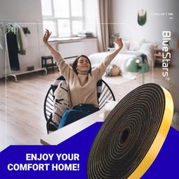 [Lifetime Warranty] Adhesive Door & Window Foam Tape 1/2"W x 1/8" T 50ft thumbnail 4