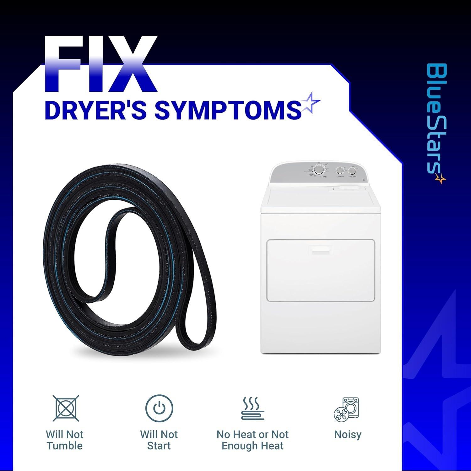 [Lifetime Warranty] 40111201 Dryer Drum Belt - Compatible with Maytag Amana Admiral Whirlpool Speed Queen - Replaces WP40111201 AP6009126 14218936 40051501 R0606549 59174 PS11742271 WP40111201VP image 6