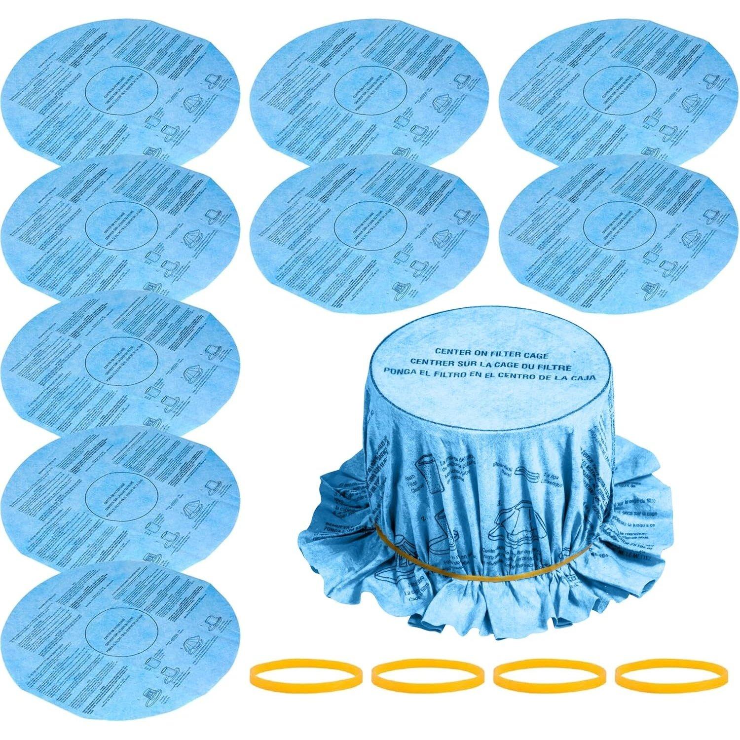 [Lifetime Warranty] VF2002 90107 Wet Dry Disc Vacuum Filters for 5 Gallon and Larger ShopVac Wet Dry Vacuum Cleaners above MACS-200D SS11-450 Vacmaster - Pack of 10 image 0