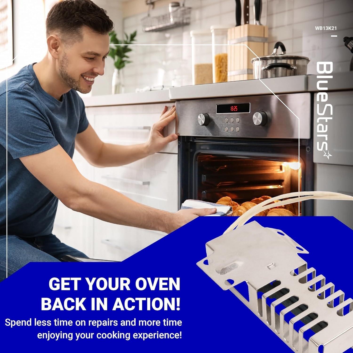 [Lifetime Warranty] WB13K21 Gas Range Oven Igniter - Compatible with GE Samsung NX58H5600SS NX58h9500WS - Replaces Hotpoint Norton-501A WB2X9998 IG9998 DG94-00520A AP2020569 WB13T10045 Gas Range Oven image 4