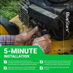 [Lifetime Warranty] 28-1783-V Generator Fuel Tank Shut Off Valve Switch Petcock thumbnail 3