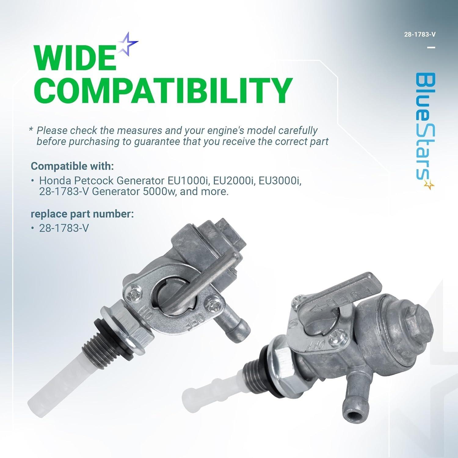 [Lifetime Warranty] 28-1783-V Generator Fuel Tank Shut Off Valve Switch Petcock image 4