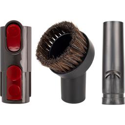 3 Pieces Horse Hair 1.25" Vacuum Brush for V8 Dyson Vacuum Attachment Hose Adapter thumbnail 0
