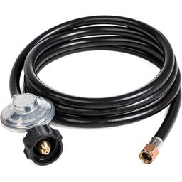 [Lifetime Warranty] Upgraded 8ft Universal Propane Regulator & Hose for Grills & Heaters thumbnail 0