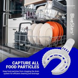 [Lifetime Warranty] 5304506518 154252701 Dishwasher Drain Filter - Compatible with Frigidaire - Replaces 154252702 AP2109132 AP6036337 4456335 PS11770485 419238 AH420500 thumbnail 5