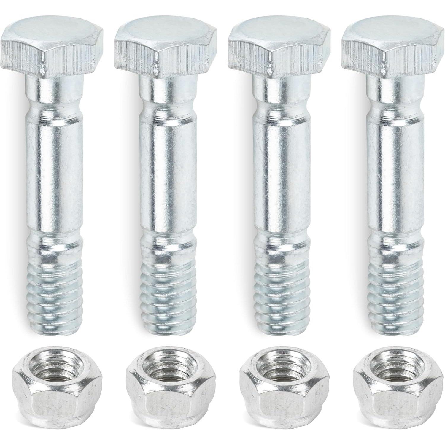 [Lifetime Warranty] 303160355P 303160355 Snow Blower Shear Pins and Nuts - Pack of 4 image 0