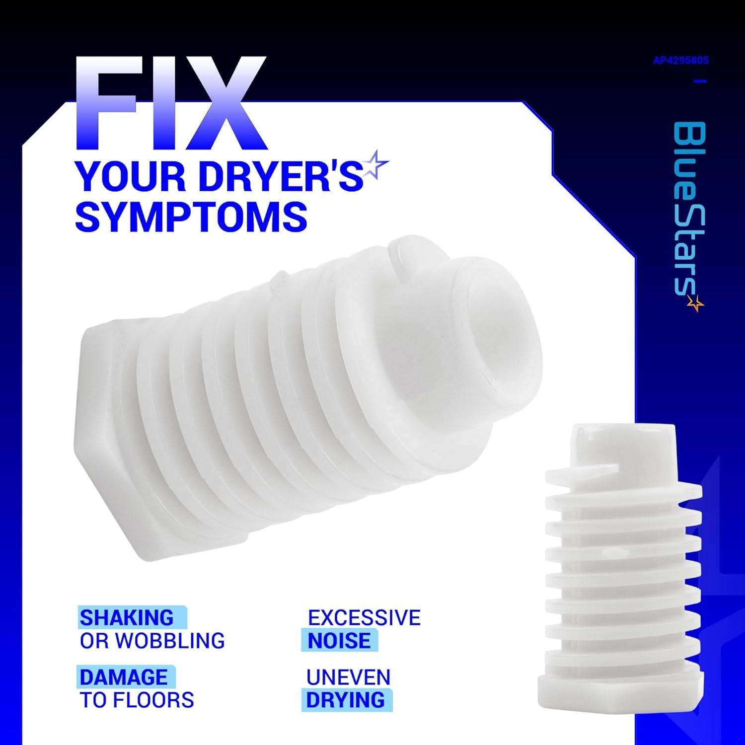 49621 AP4295805 Dryer Leveling Leg Feet image 3