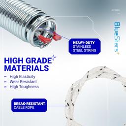[Lifetime Warranty] 00754866 Dishwasher Door Spring & Cable Kit - Compatible with Bosch Thermador Gaggenau Dishwashers - Replaces AP5804978 PS8770519 00623540 3279707 thumbnail 6